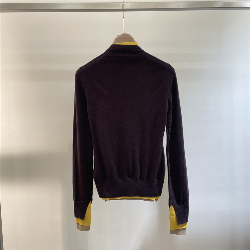 F**di half turtleneck top