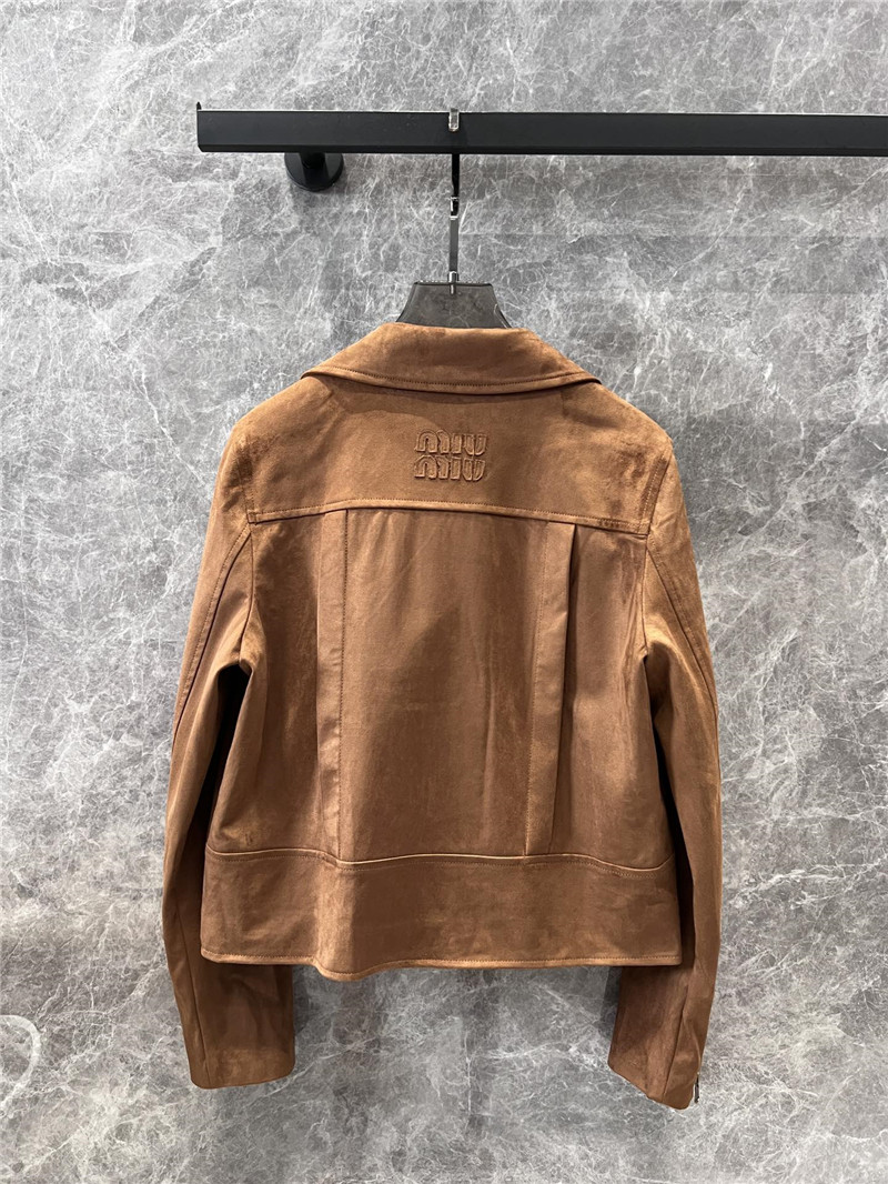 M1um1u suede jacket