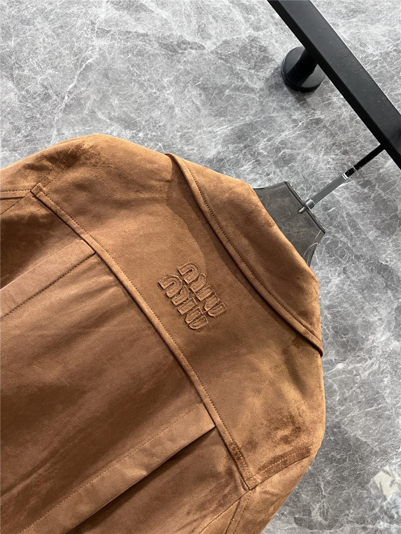 M1um1u suede jacket
