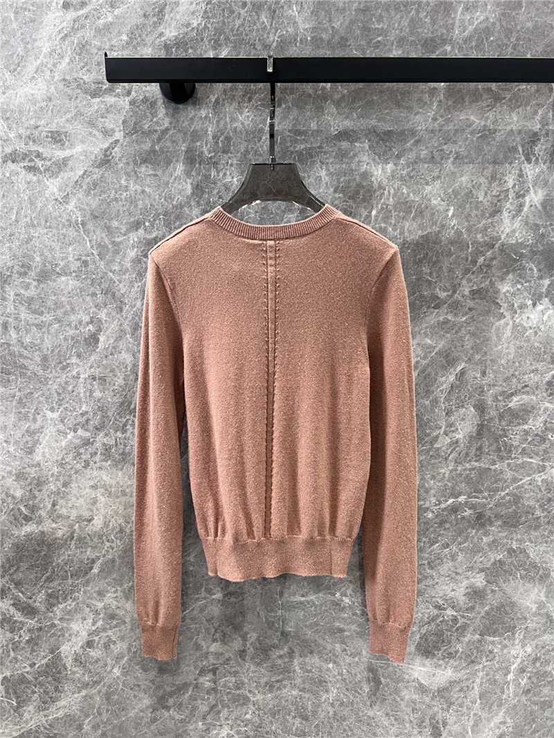 Y51 openwork cashmere sweater beige