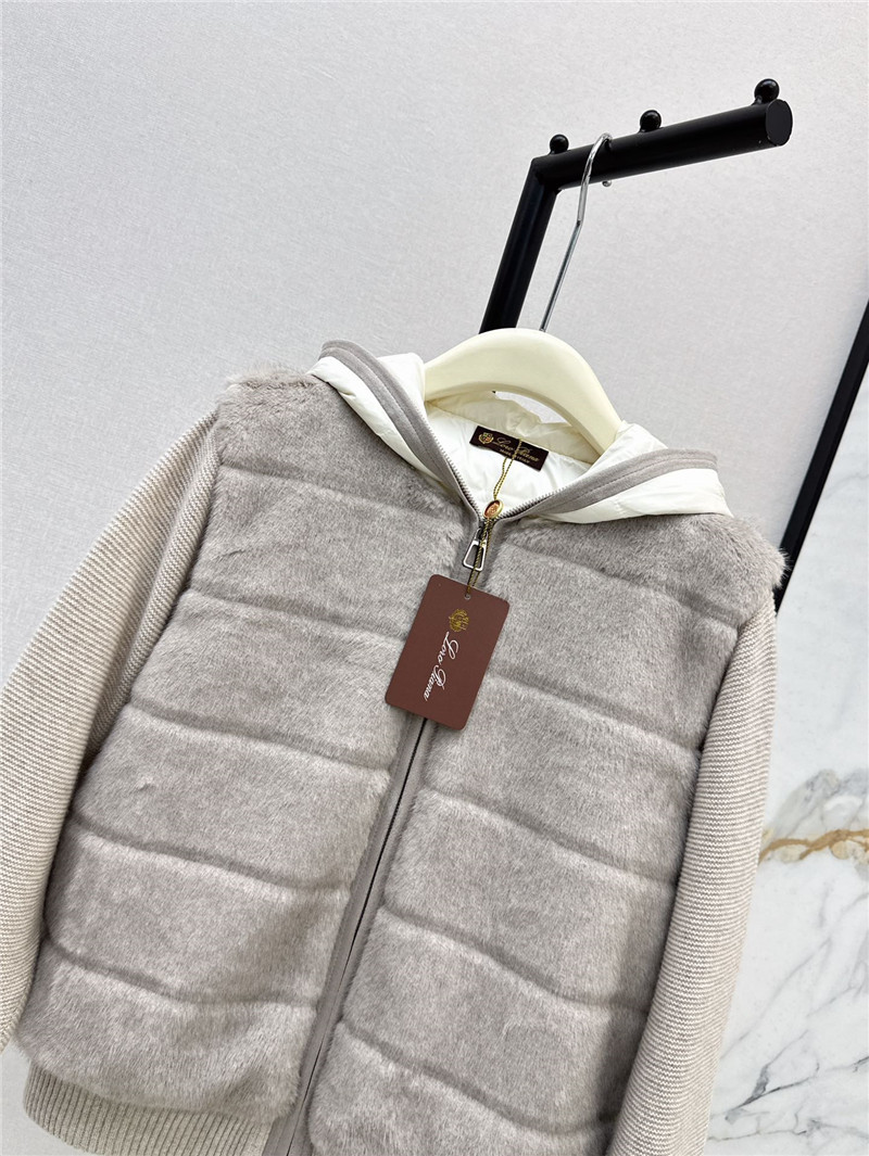 L0r0 P1ana patchwork down jacket