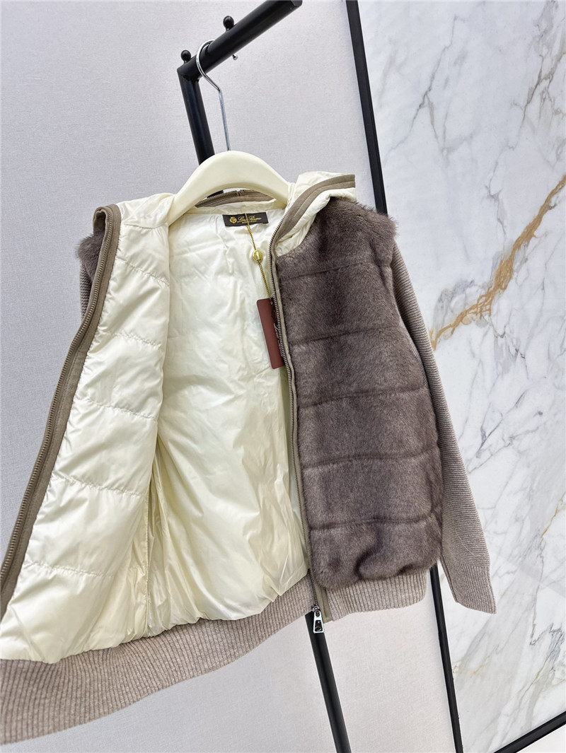 L0r0 P1ana patchwork down jacket