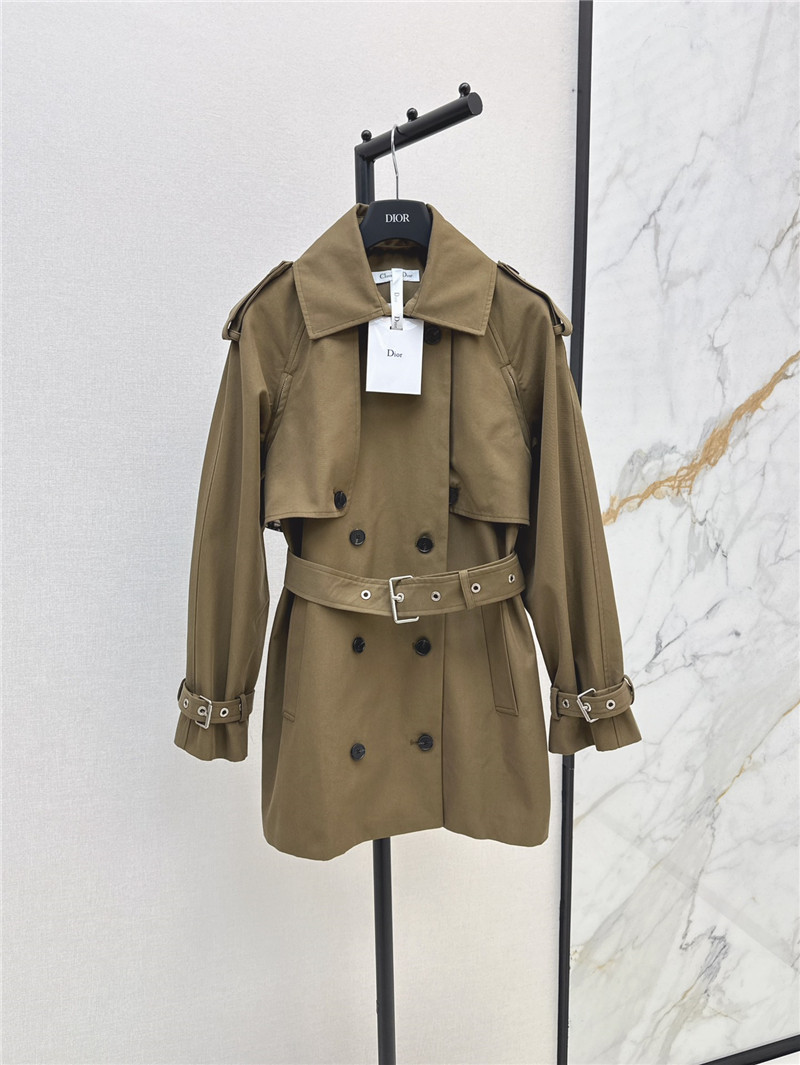 D10r double breasted trench coat