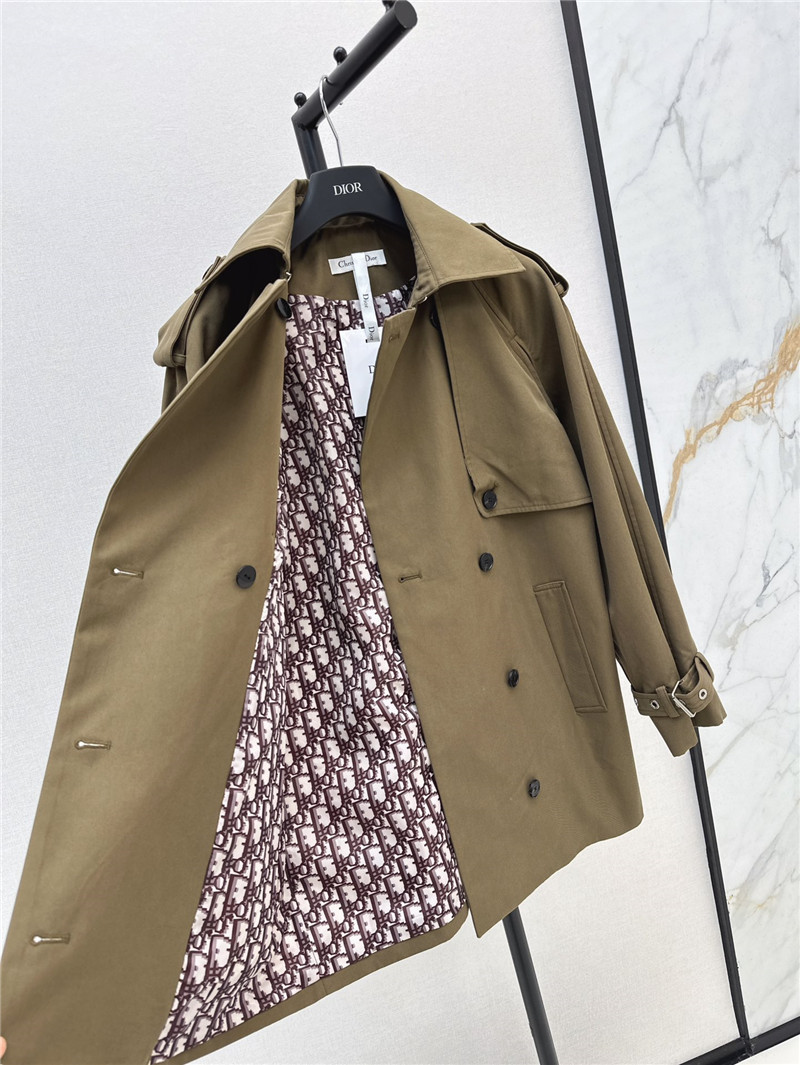 D10r double breasted trench coat