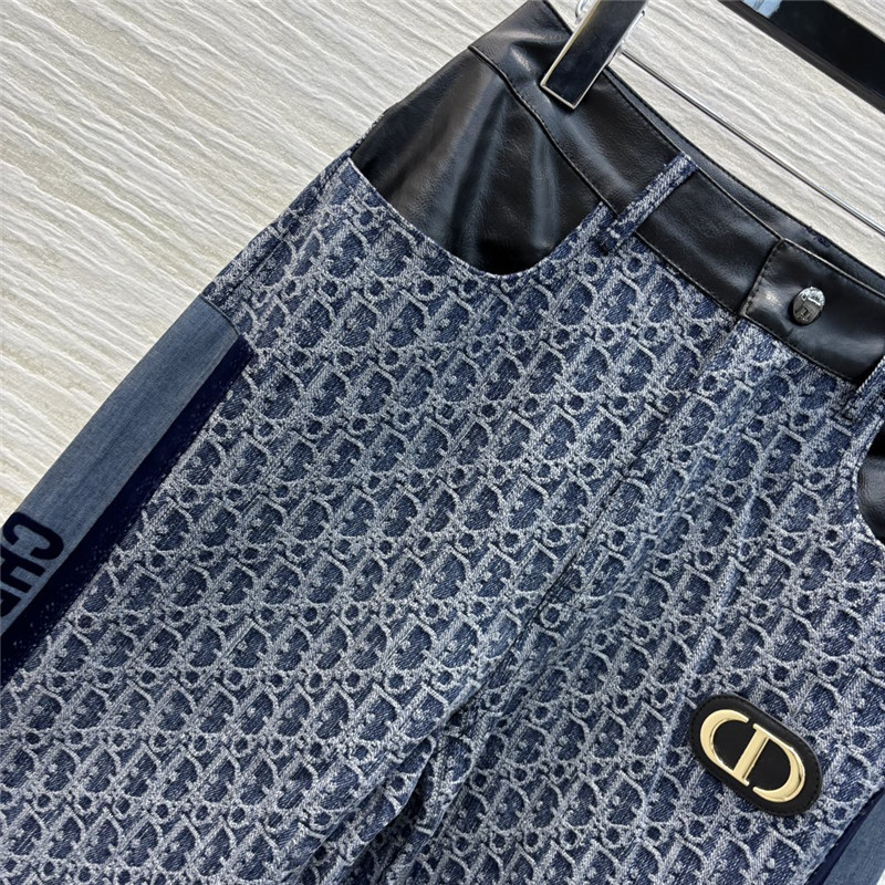 D10r wide-leg denim pants
