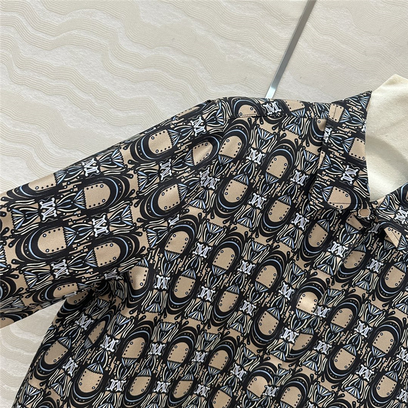 Vanitoo printed silk shirt