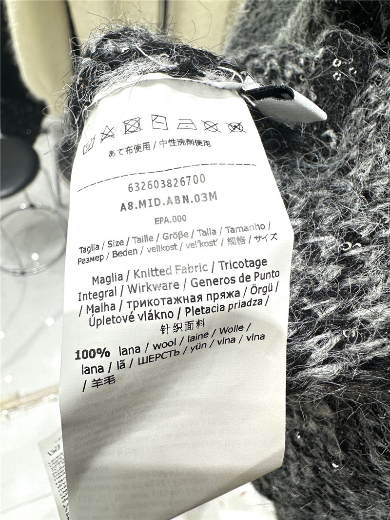 Vanitoo Wool Blend Sweater Grey/Black