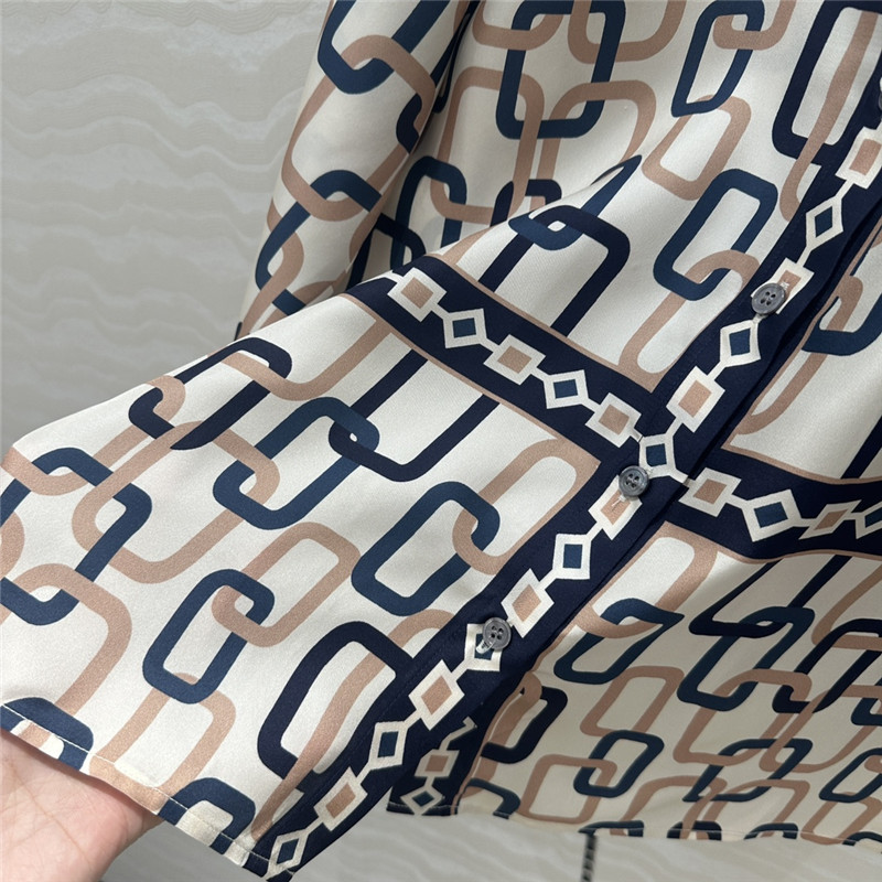 Vanitoo printed silk shirt