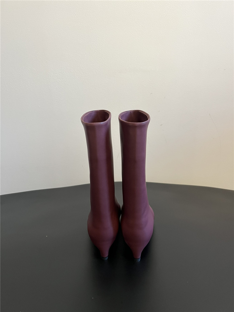 Jil Sander Calfskin Heel Boots