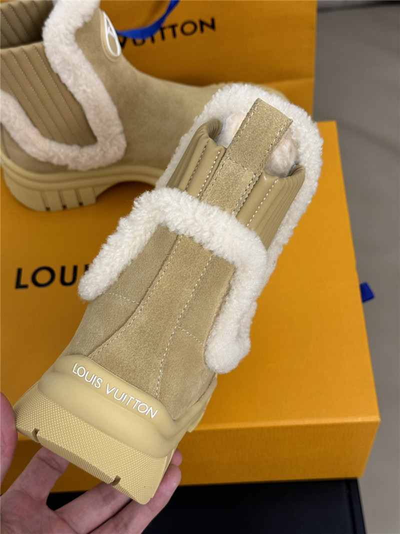 l0vis Vvtt0n ruby flat ranger boots in beige