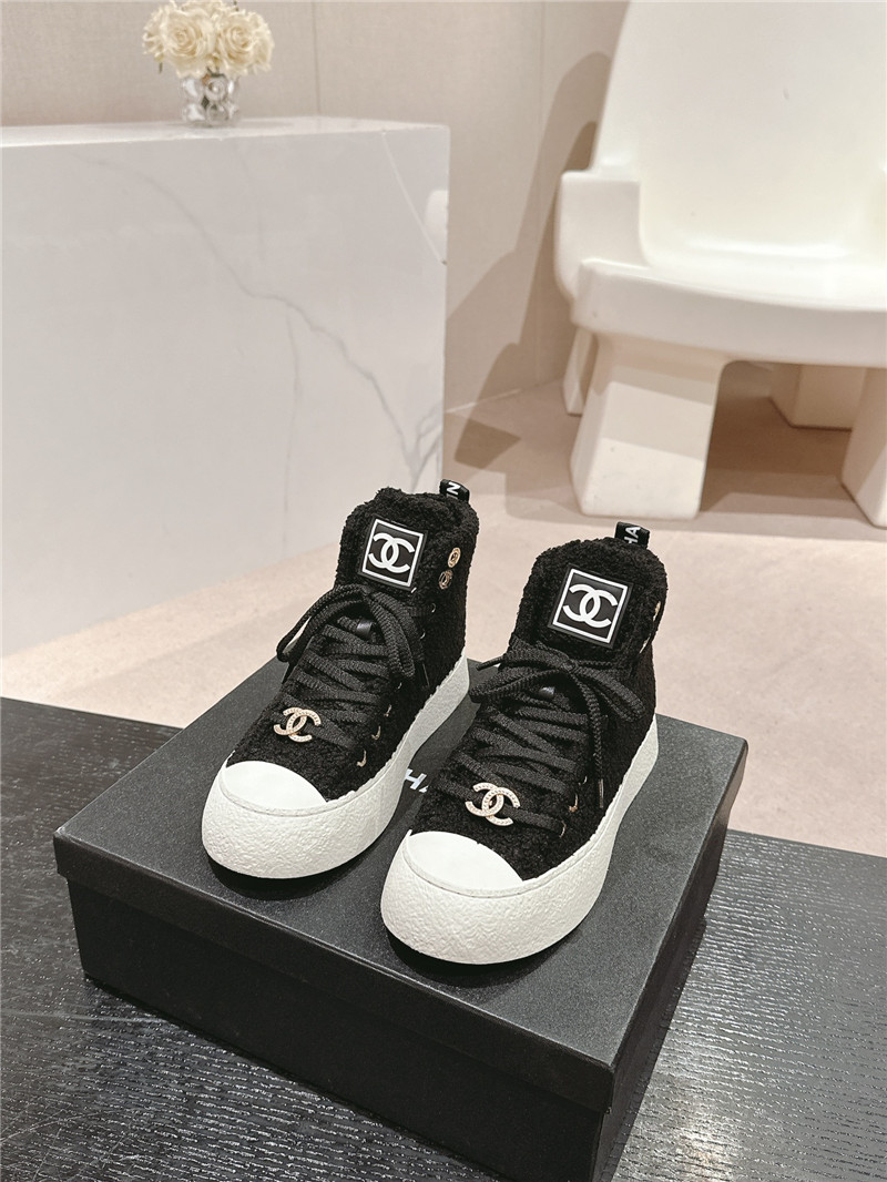 Ch**el high top sneakers black