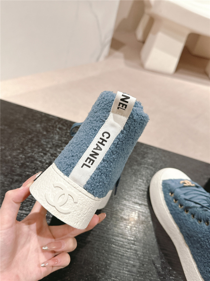 Ch**el high top sneakers blue