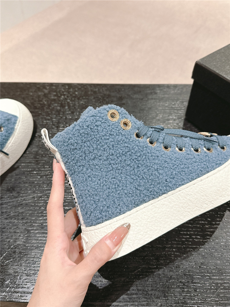 Ch**el high top sneakers blue