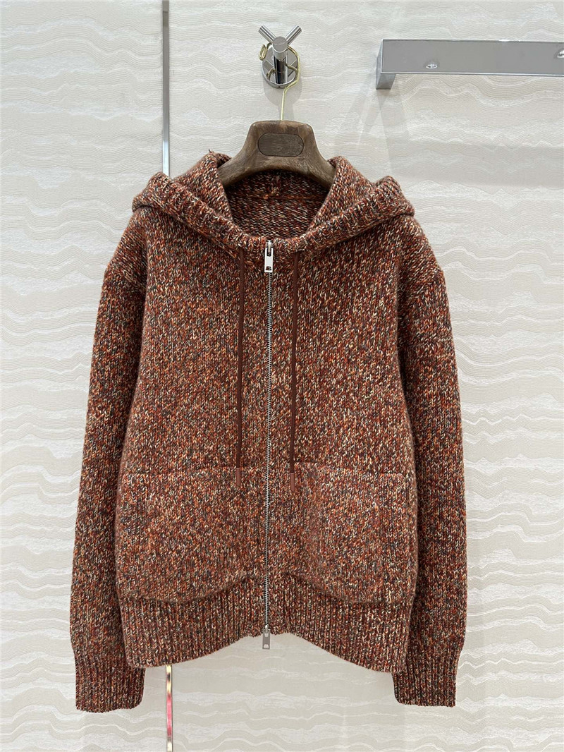 L0r0 P1ana hooded cashmere jacket