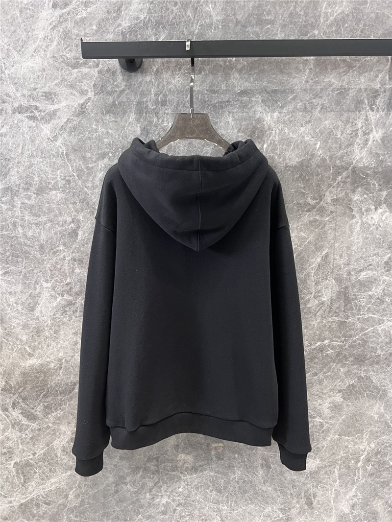Ce1i*e printed cotton hoodie black