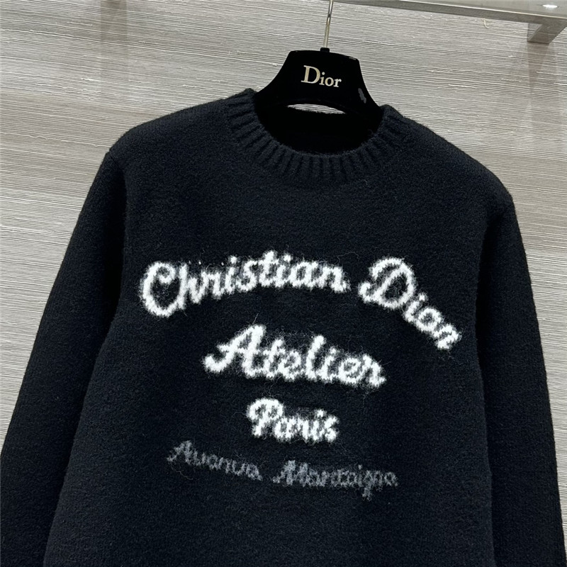 chr1st1an D10r atelier knit sweater black
