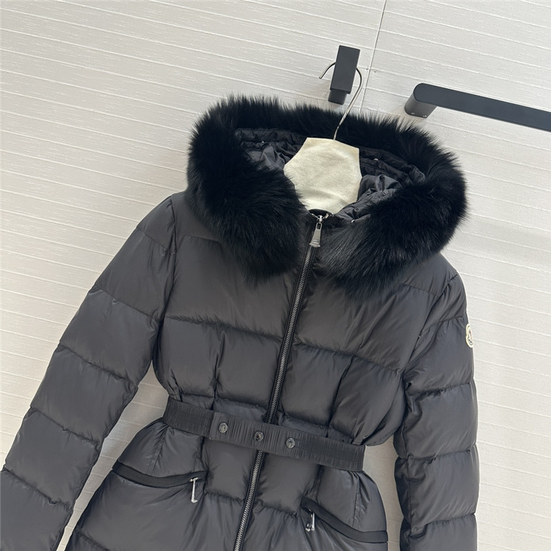 Moncler short hooded down jacket