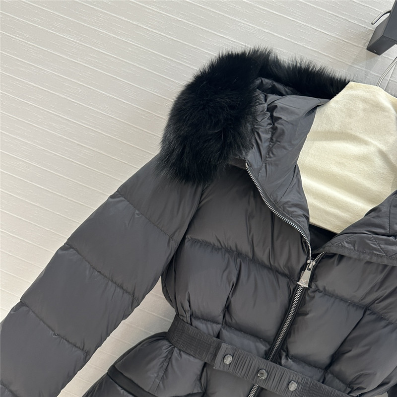Moncler short hooded down jacket