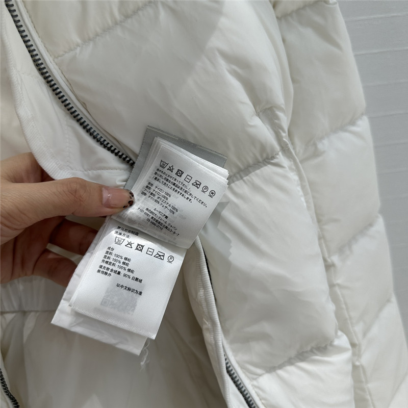 Moncler short hooded down jacket