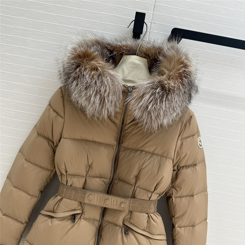 Moncler short hooded down jacket