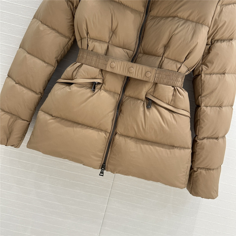 Moncler short hooded down jacket