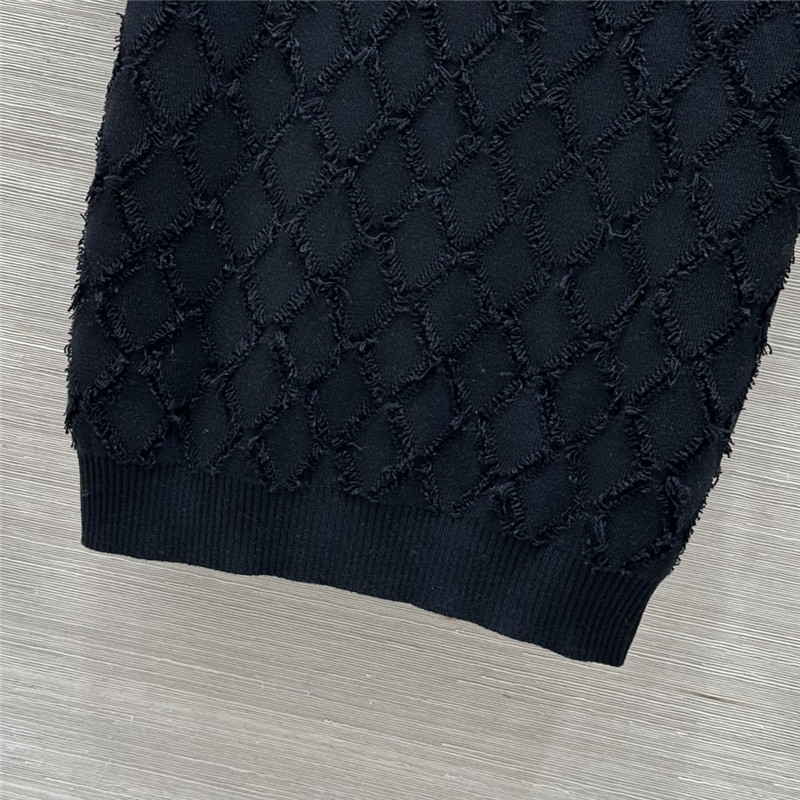 ch**el D1am0nd blend wool top black