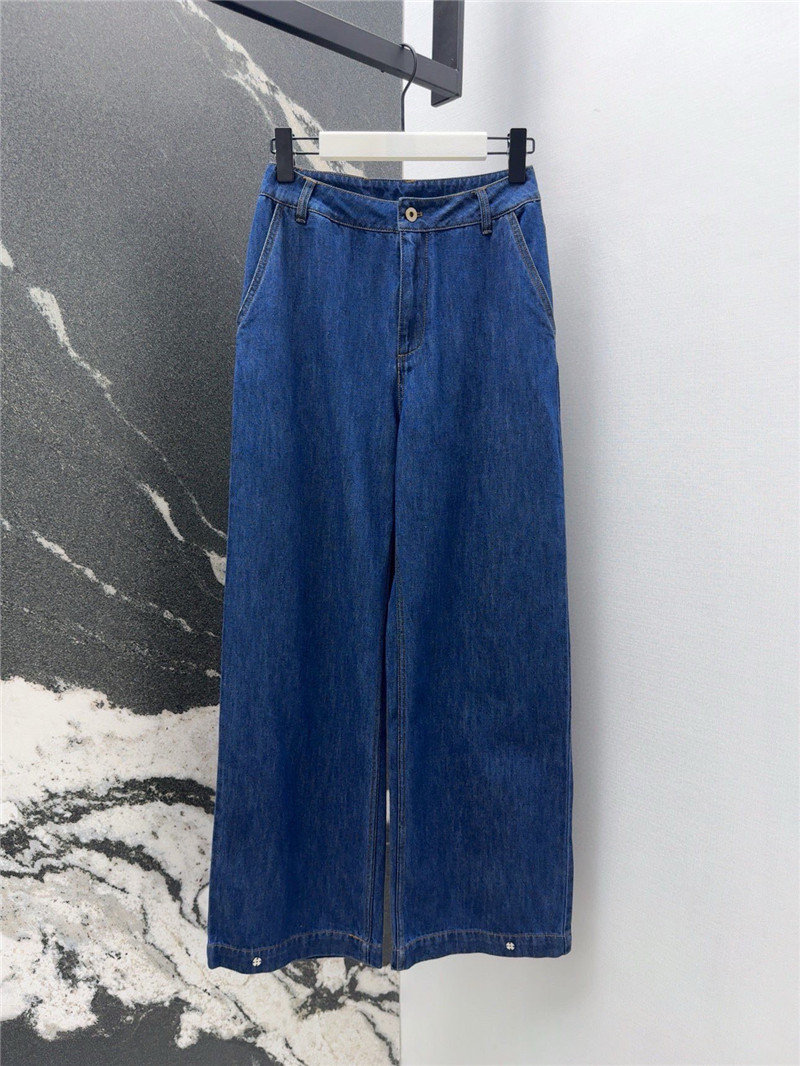 L0ew* high waist straight pants