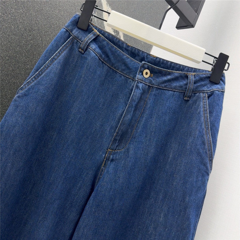 L0ew* high waist straight pants
