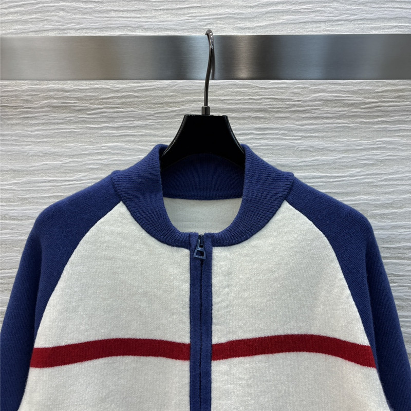 D10ralps wool knit bomber jacket