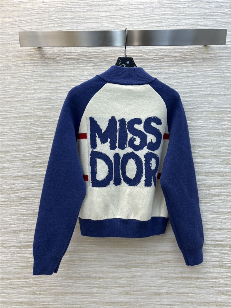 D10ralps wool knit bomber jacket