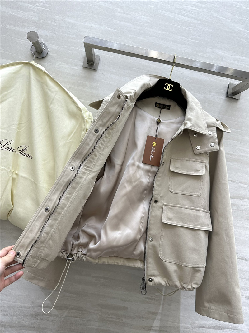 L0r0 P1ana hooded trench coat