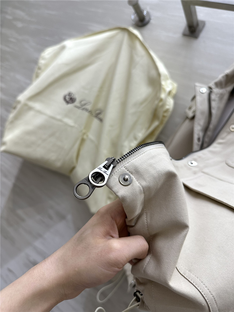L0r0 P1ana hooded trench coat