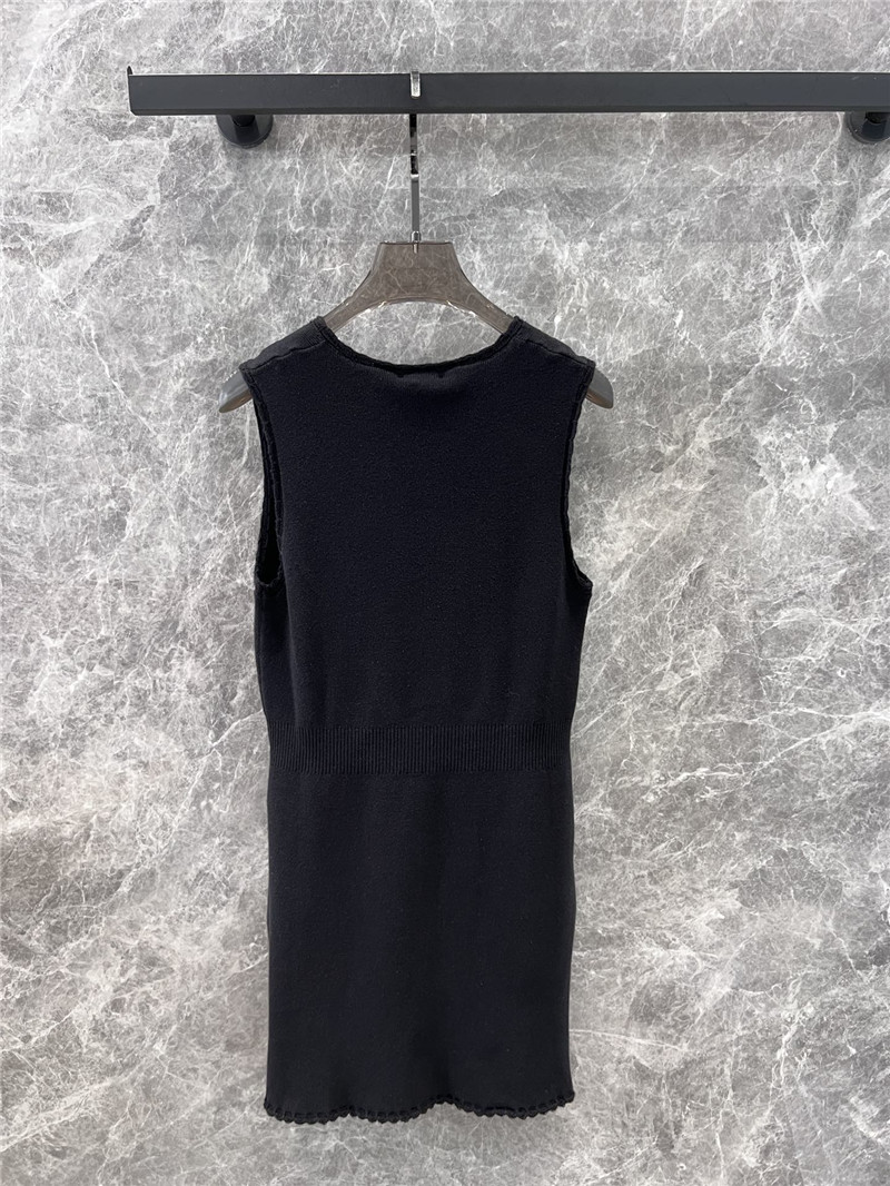 Ch**el knitted vest dress