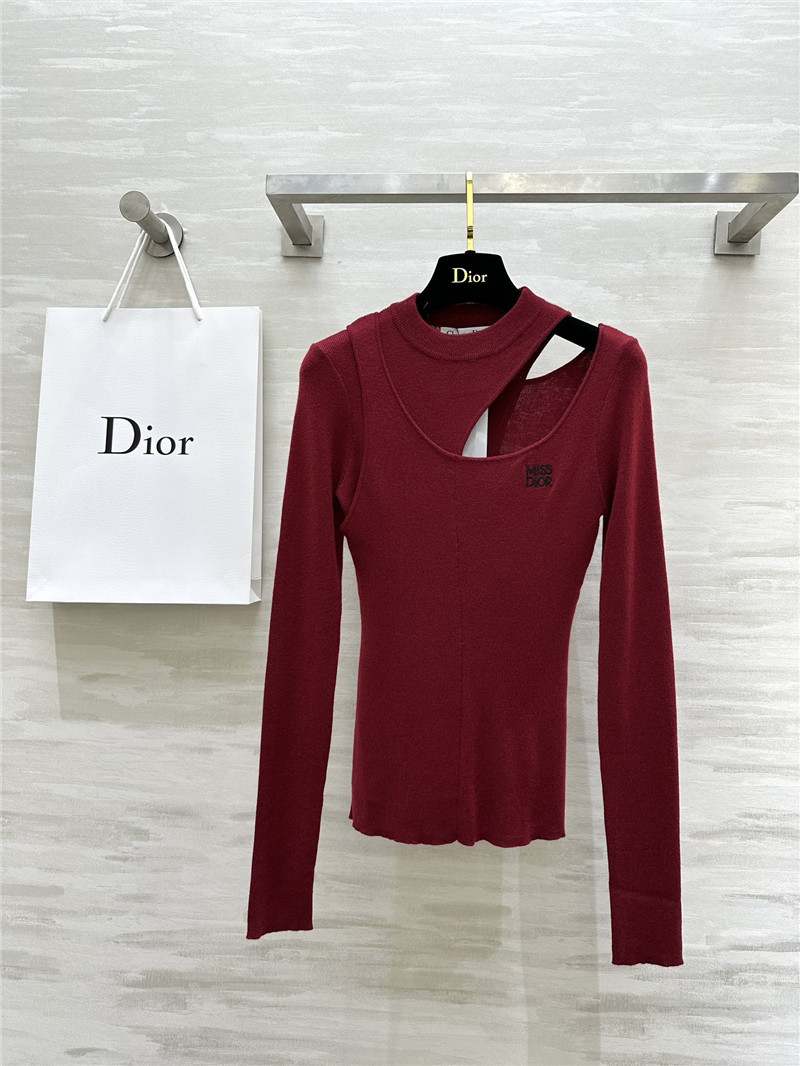 D10r fake two piece bottoming shirt