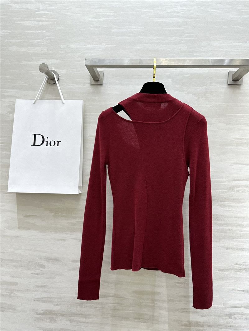 D10r fake two piece bottoming shirt