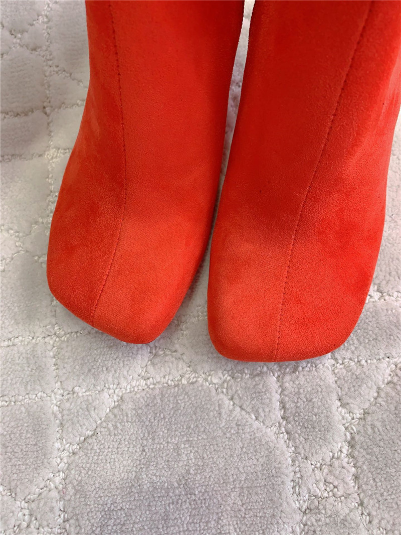 Ferragamo Rose Red Elina Calfskin Ankle Boots