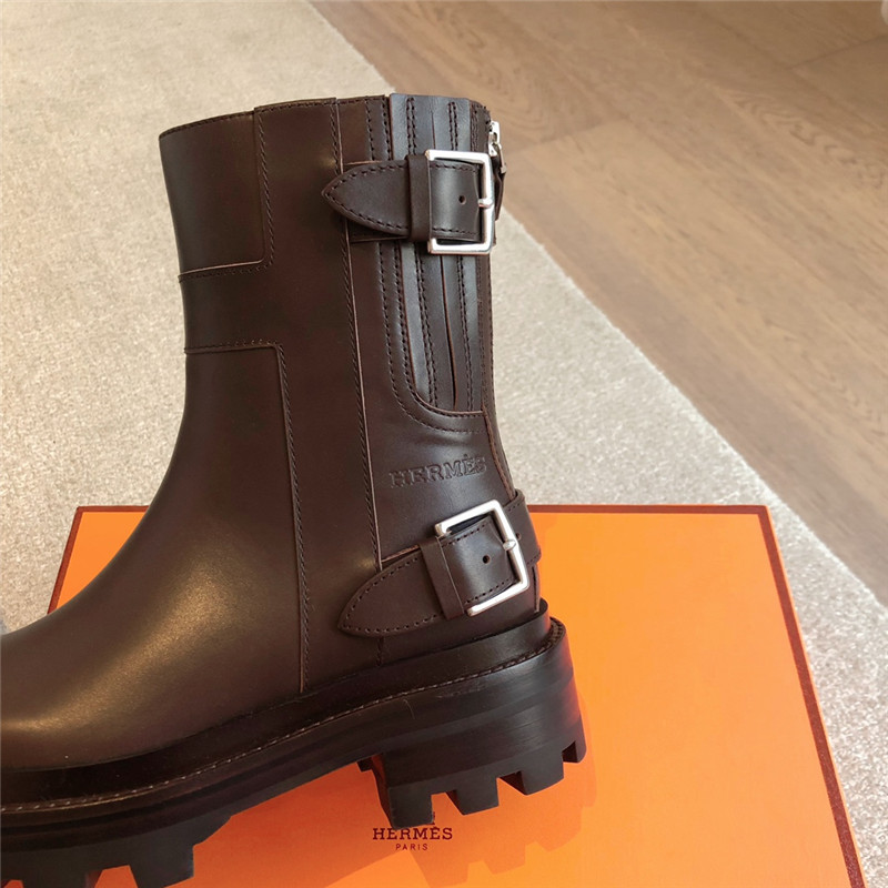H**me5 jaimy ankle boots in calfskin