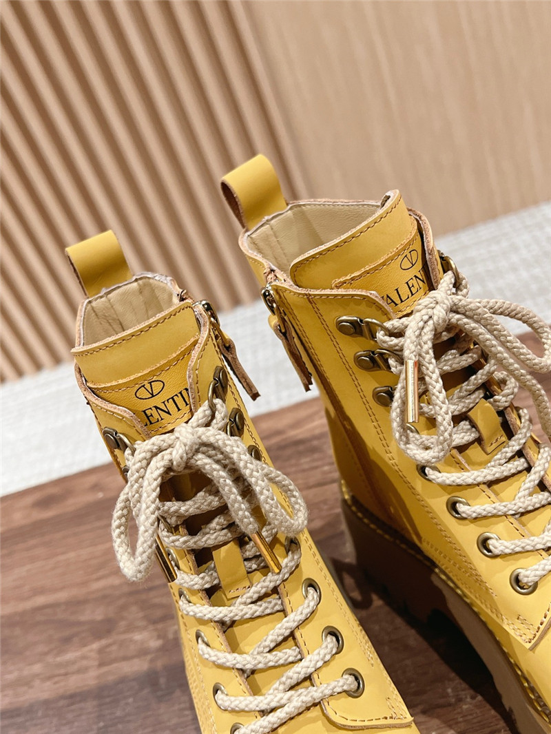 Va1e*ntin0 lace-up platform boots