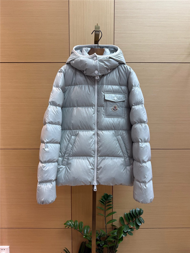 Moncler short hooded down jacket