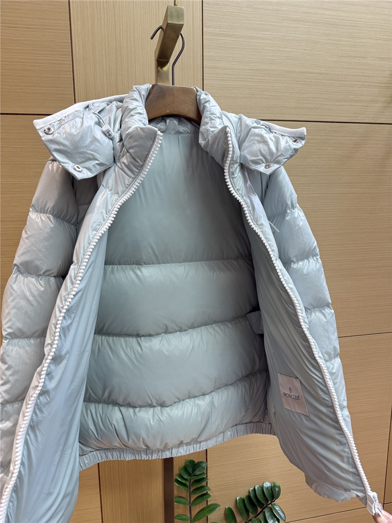 Moncler short hooded down jacket