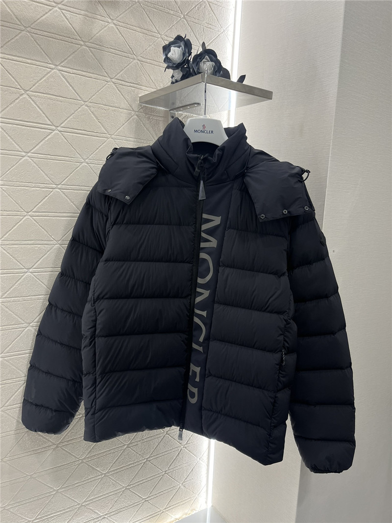 Moncler lettering down jacket