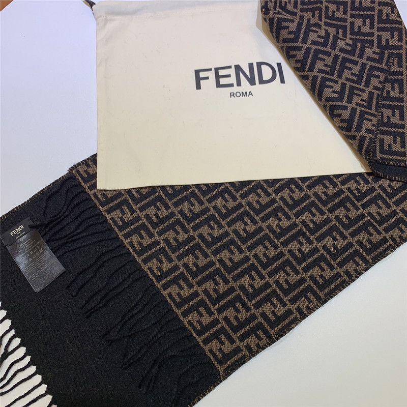 F**di double-sided small f scarf