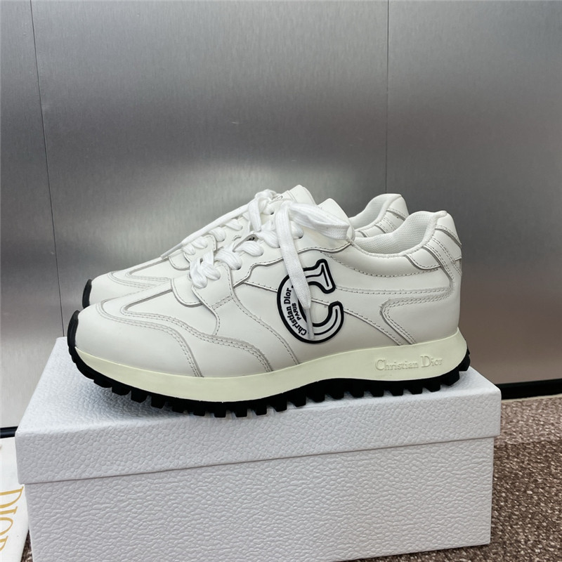 D10r white leather c’est sneakers