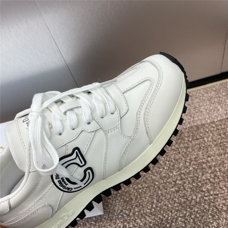 D10r white leather c’est sneakers