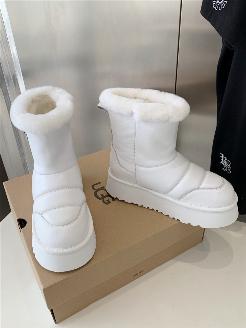 UGG White Snow Boots