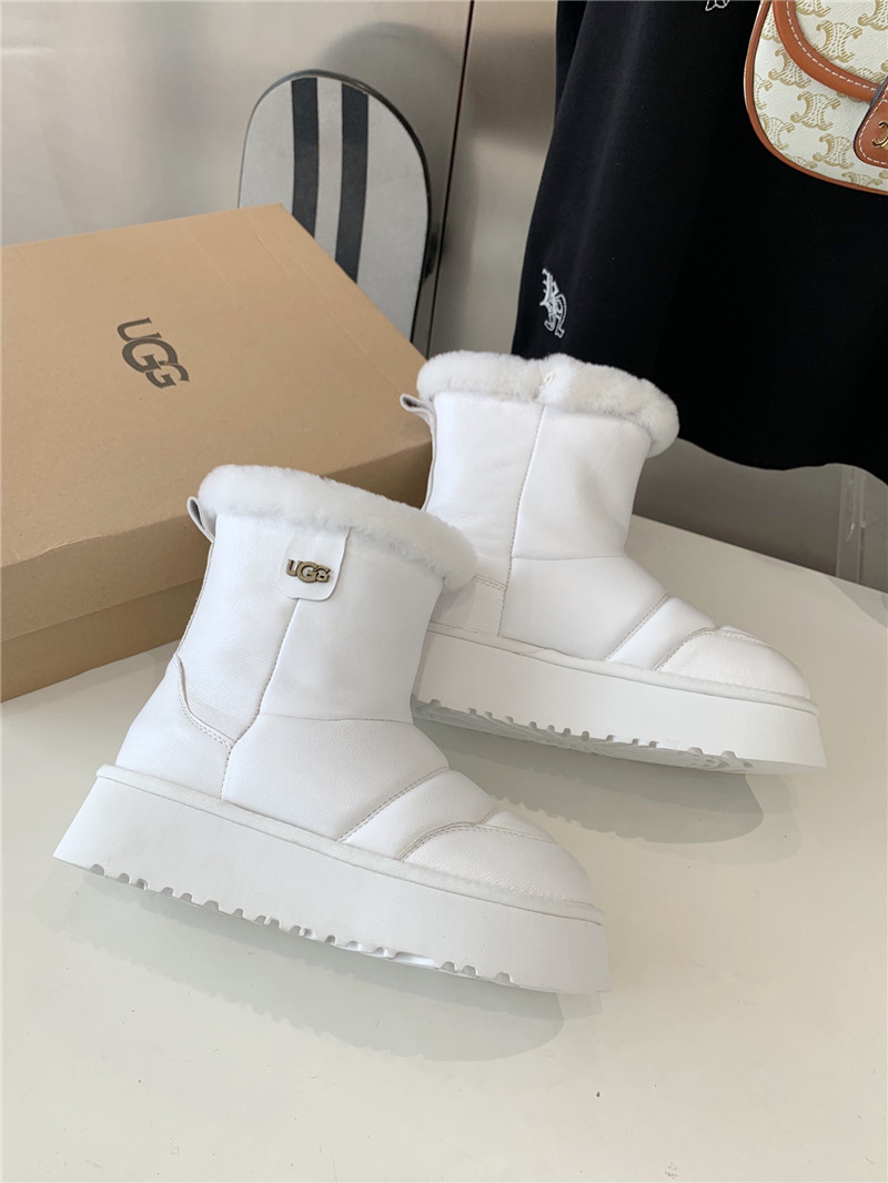 UGG White Snow Boots