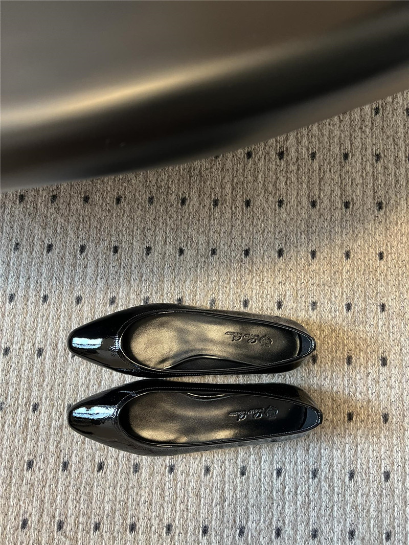 L0r0 P1ana rebecca ballerina flats black calfskin