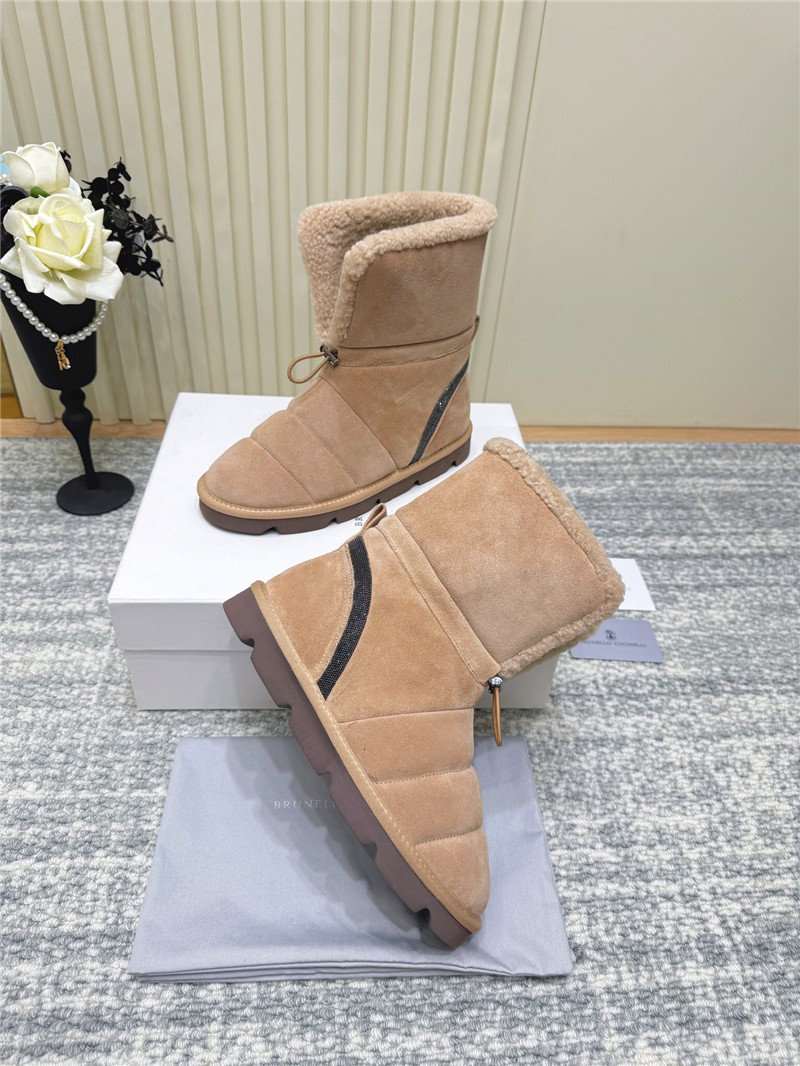 BC Suede Leather Snow Boots