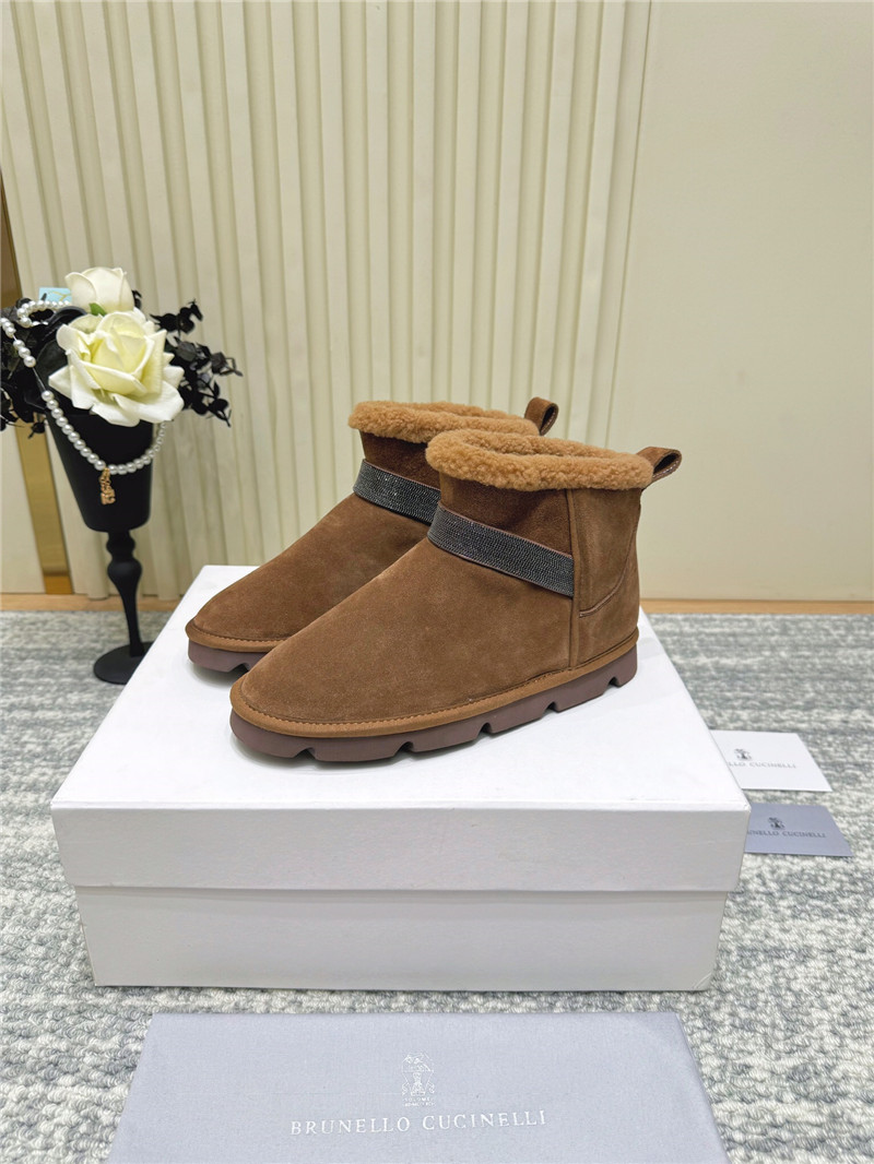 BC Women’s Brown Embellished Suede Boots