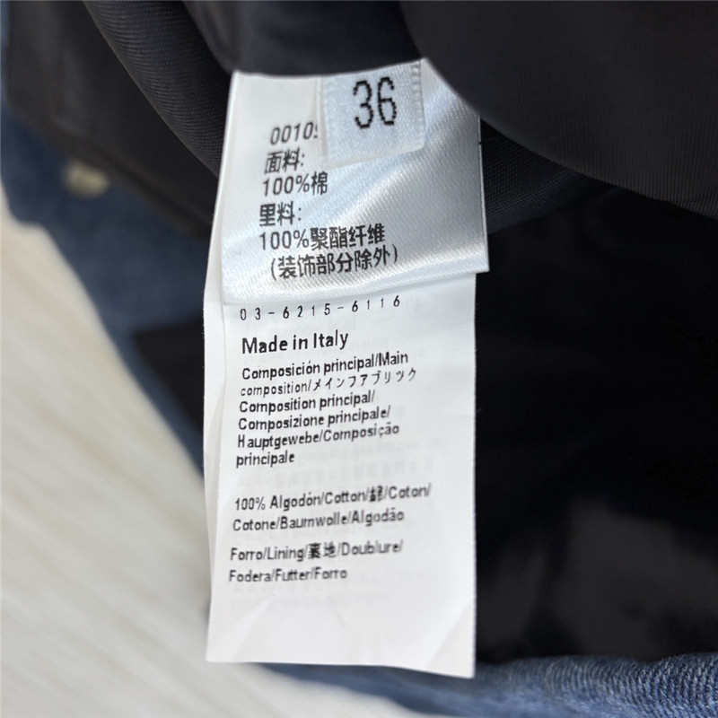 l0ew* D1am0nd quilted denim jacket